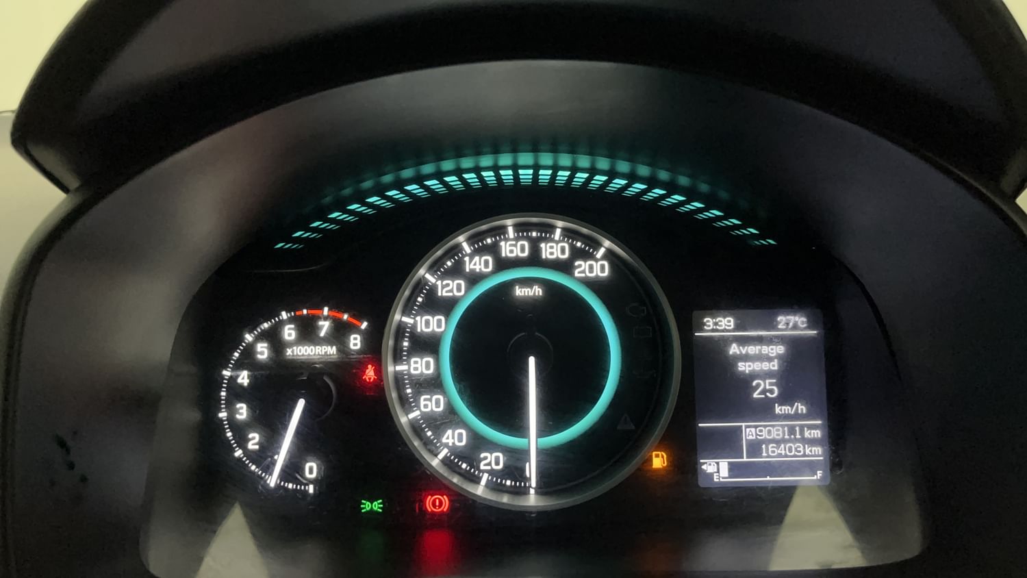 New Maruti Suzuki Ignis interior CLUSTERMETER VIEW