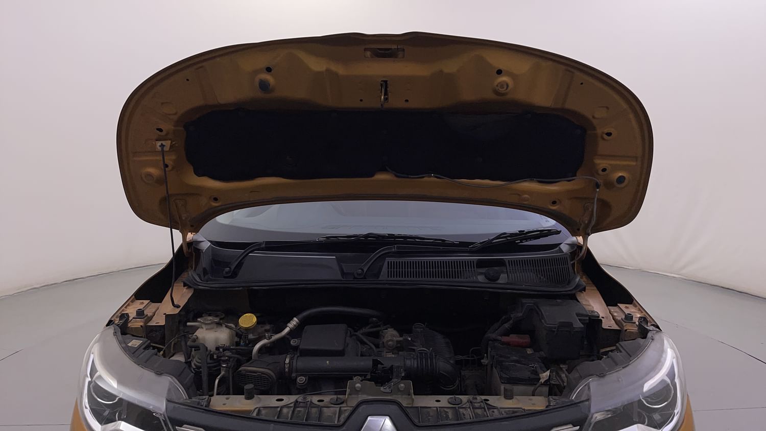 New Renault Triber engine ENGINE & BONNET OPEN FRONT VIEW