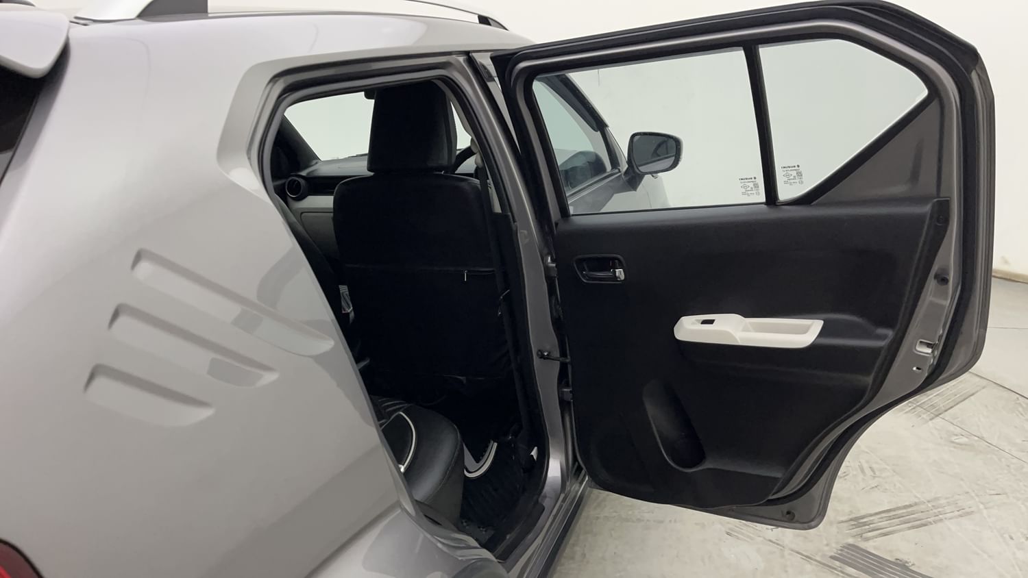 New Maruti Suzuki Ignis interior RIGHT REAR DOOR OPEN VIEW