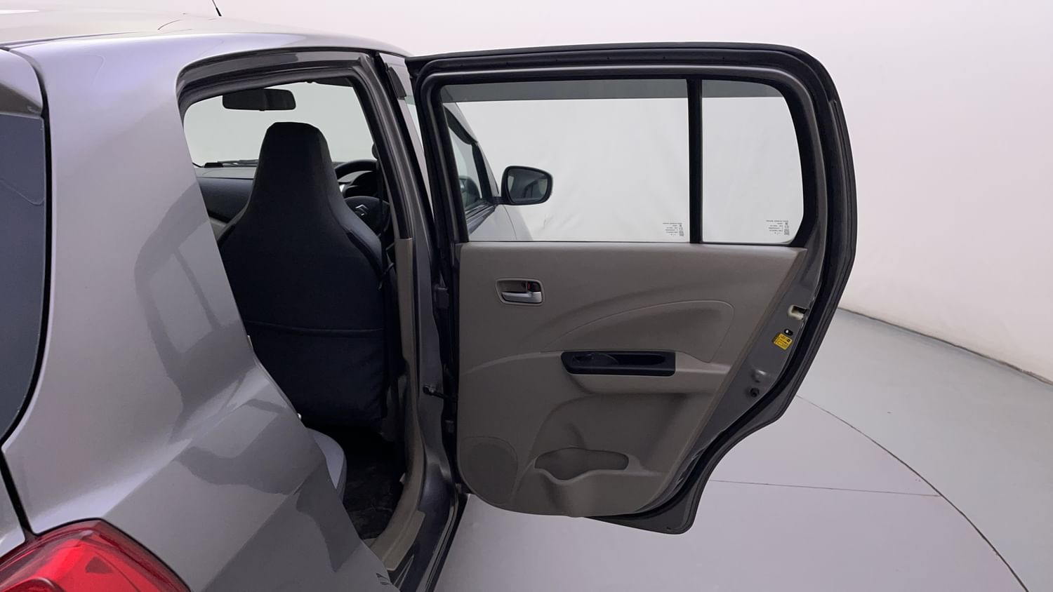 New Maruti Suzuki Celerio interior RIGHT REAR DOOR OPEN VIEW