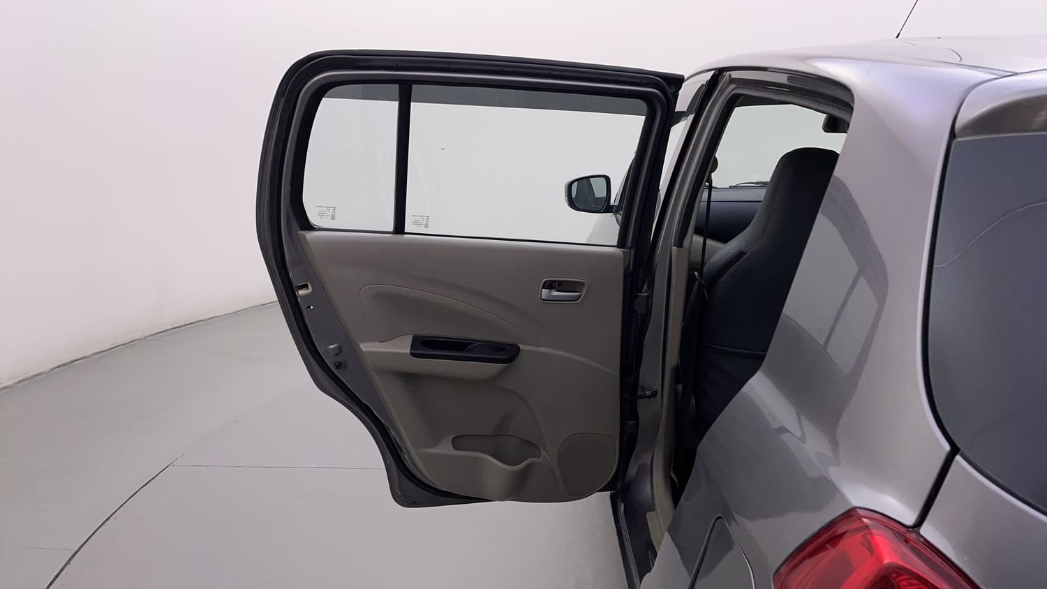 New Maruti Suzuki Celerio interior LEFT REAR DOOR OPEN VIEW