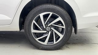 Used 2023 Volkswagen Virtus Topline 1.0 TSI AT Petrol Automatic tyres LEFT REAR TYRE RIM VIEW