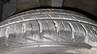 Used 2022 Hyundai Grand i10 Nios Sportz 1.2 Kappa VTVT CNG Petrol+cng Manual tyres LEFT FRONT TYRE TREAD VIEW