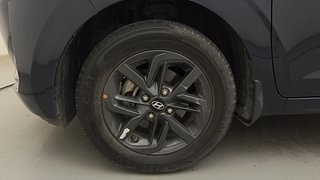Used 2022 Hyundai Grand i10 Nios Sportz 1.2 Kappa VTVT CNG Petrol+cng Manual tyres LEFT FRONT TYRE RIM VIEW
