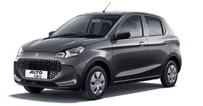 New Maruti Suzuki Alto K10 Metallic Granite Grey