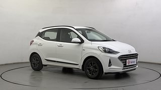 Used 2021 Hyundai Grand i10 Nios Sportz AMT 1.2 Kappa VTVT Petrol Automatic exterior RIGHT FRONT CORNER VIEW