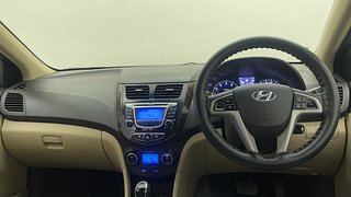 Used 2012 Hyundai Verna Fluidic VTVT 1.6 EX AT Petrol Automatic interior DASHBOARD VIEW