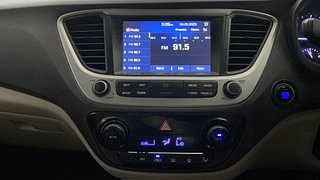 Used 2019 Hyundai Verna SX (O) 1.6 CRDi Diesel Manual interior MUSIC SYSTEM & AC CONTROL VIEW