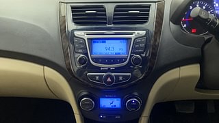 Used 2012 Hyundai Verna Fluidic VTVT 1.6 EX AT Petrol Automatic interior MUSIC SYSTEM & AC CONTROL VIEW