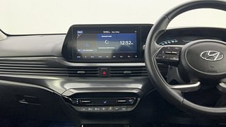 Used 2021 Hyundai New i20 Asta (O) 1.0 Turbo DCT Petrol Automatic interior MUSIC SYSTEM & AC CONTROL VIEW