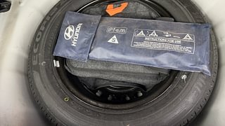 Used 2021 Hyundai New i20 Asta (O) 1.0 Turbo DCT Petrol Automatic tyres SPARE TYRE VIEW