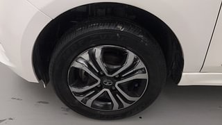 Used 2023 Tata Tiago Revotron XZ Plus CNG Petrol+cng Manual tyres LEFT FRONT TYRE RIM VIEW
