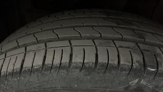 Used 2022 Maruti Suzuki Brezza ZXI Dual Tone Petrol Manual tyres LEFT FRONT TYRE TREAD VIEW
