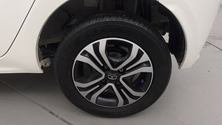 Used 2023 Tata Tiago Revotron XZ Plus CNG Petrol+cng Manual tyres LEFT REAR TYRE RIM VIEW