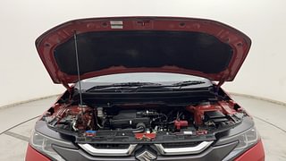 Used 2022 Maruti Suzuki Brezza ZXI Dual Tone Petrol Manual engine ENGINE & BONNET OPEN FRONT VIEW