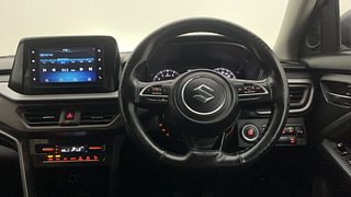 Used 2022 Maruti Suzuki Brezza ZXI Dual Tone Petrol Manual interior STEERING VIEW