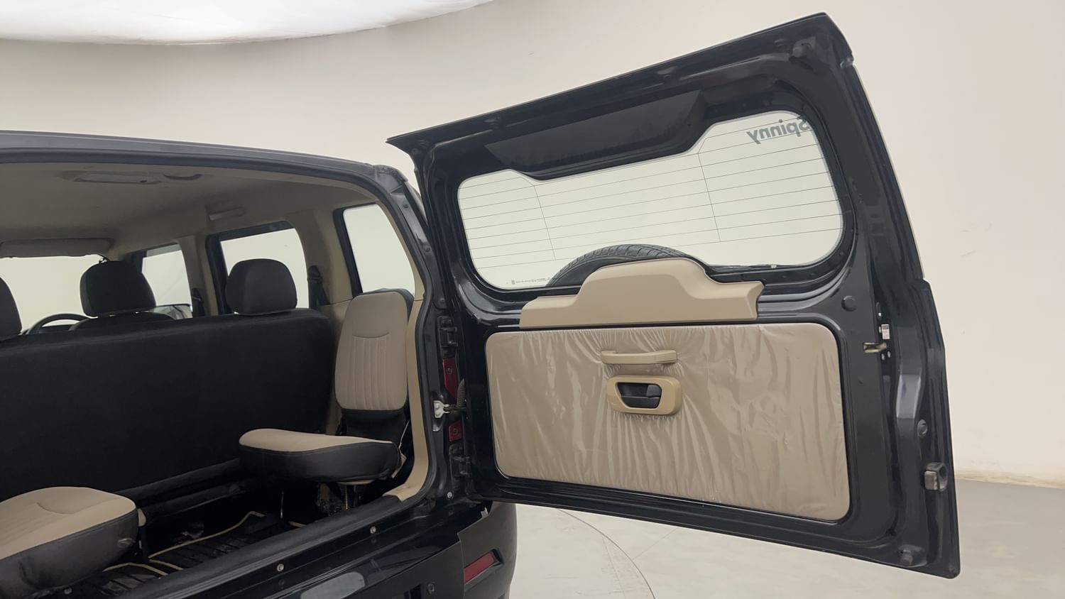 New Mahindra Bolero Neo interior DICKY DOOR OPEN VIEW