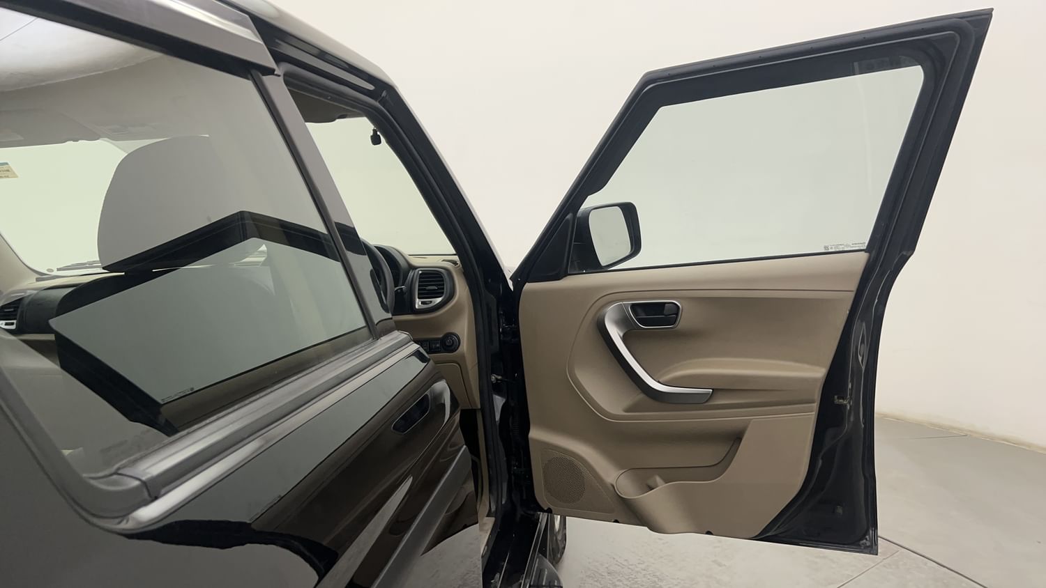 New Mahindra Bolero Neo interior RIGHT FRONT DOOR OPEN VIEW