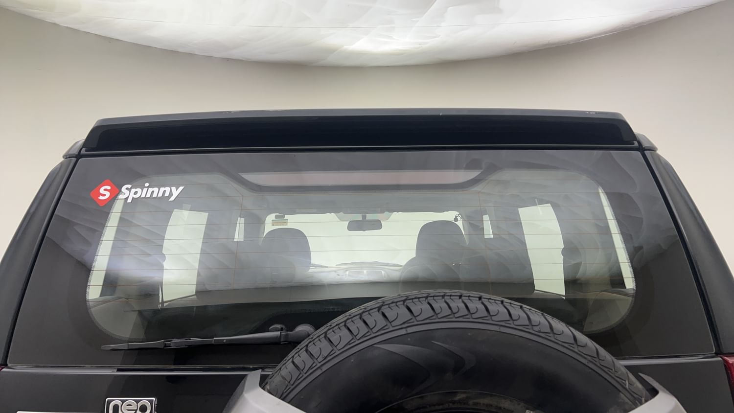 New Mahindra Bolero Neo exterior BACK WINDSHIELD VIEW