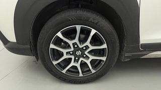 Used 2022 Maruti Suzuki XL6 Zeta MT Petrol Petrol Manual tyres LEFT FRONT TYRE RIM VIEW