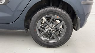 Used 2022 Hyundai Grand i10 Nios Sportz 1.2 Kappa VTVT CNG Petrol+cng Manual tyres LEFT REAR TYRE RIM VIEW