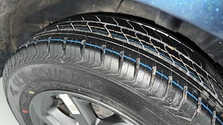 Used 2022 Hyundai Grand i10 Nios Sportz 1.2 Kappa VTVT CNG Petrol+cng Manual tyres LEFT REAR TYRE TREAD VIEW