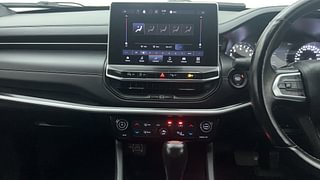 Used 2021 Jeep Compass 80 Anniversary 1.4 Petrol DCT Petrol Automatic interior MUSIC SYSTEM & AC CONTROL VIEW