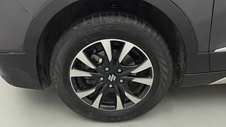 Used 2021 Maruti Suzuki S-Cross Zeta Petrol Manual tyres LEFT FRONT TYRE RIM VIEW