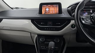 Used 2023 Tata Nexon XZA Plus Dual Tone Roof Optional Diesel AMT Diesel Automatic interior MUSIC SYSTEM & AC CONTROL VIEW