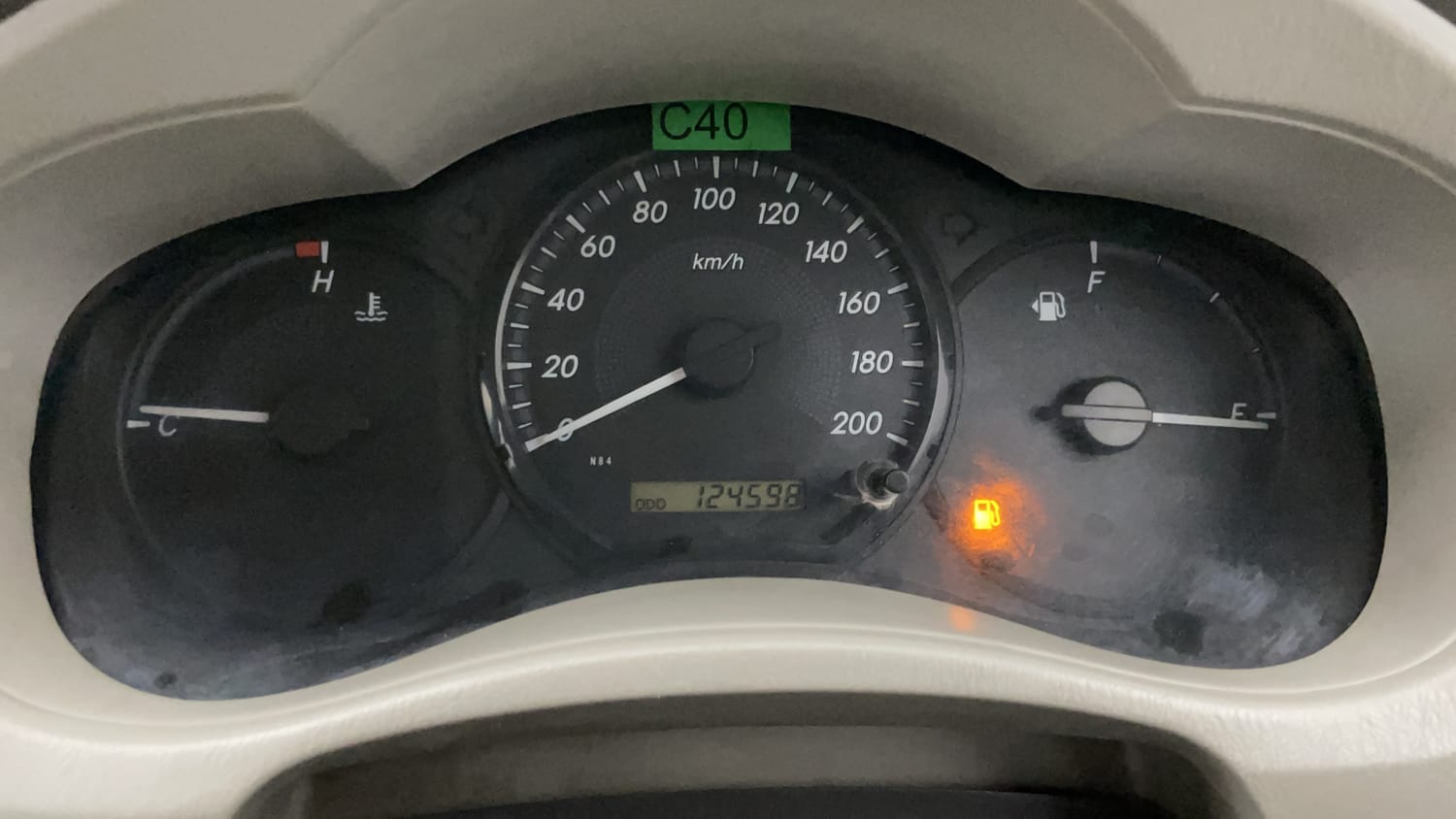 New Toyota Innova interior CLUSTERMETER VIEW