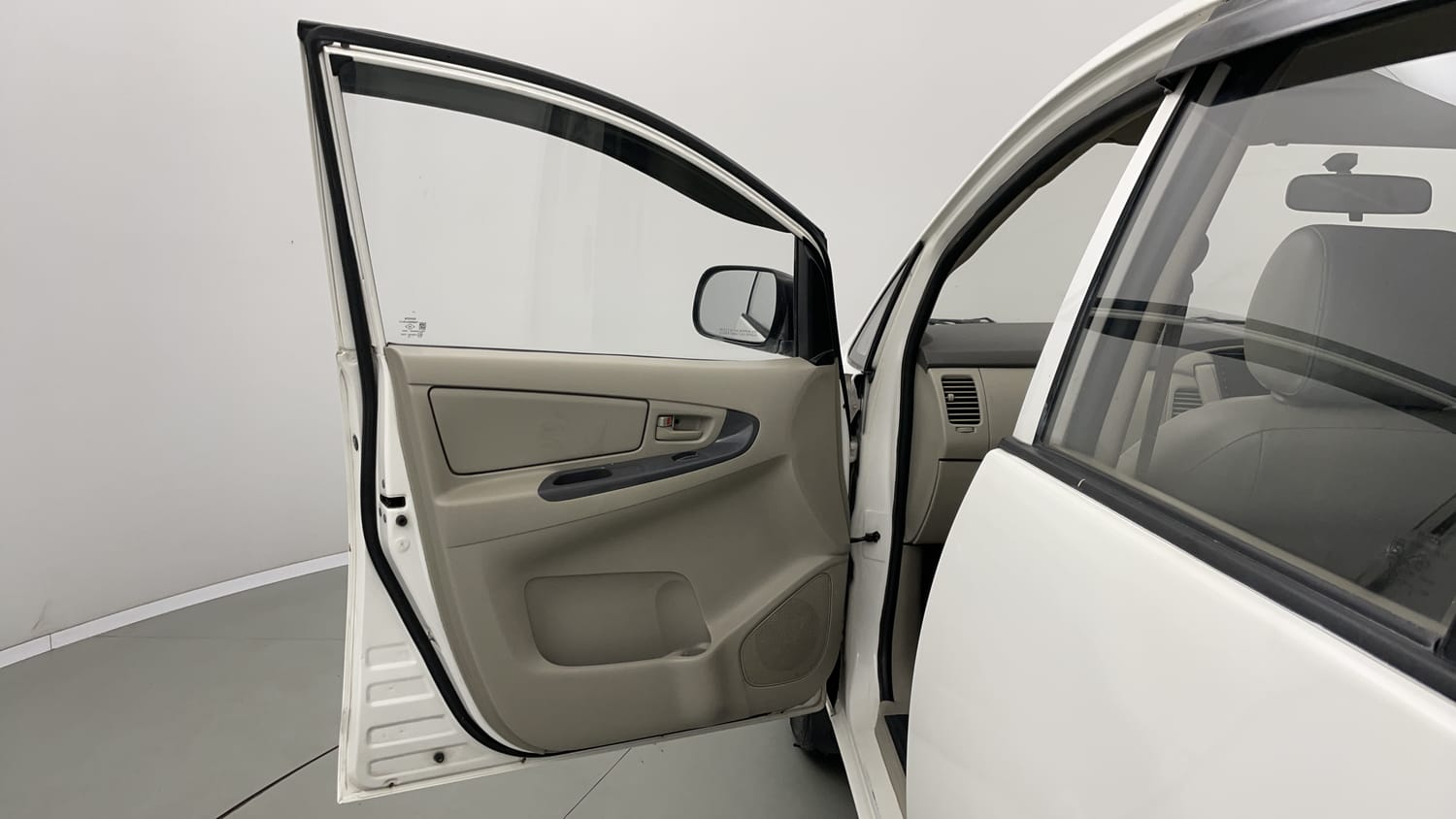 New Toyota Innova interior LEFT FRONT DOOR OPEN VIEW