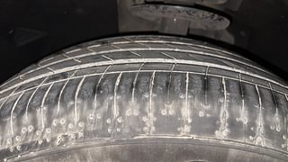 Used 2021 Mahindra XUV700 AX 7 Petrol AT Luxury Pack 7 STR Petrol Automatic tyres LEFT FRONT TYRE TREAD VIEW