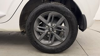 Used 2021 Hyundai Grand i10 Nios Sportz 1.2 Kappa VTVT CNG Petrol+cng Manual tyres LEFT REAR TYRE RIM VIEW