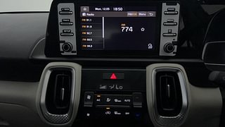 Used 2021 Kia Sonet HTX 1.0 iMT Petrol Manual interior MUSIC SYSTEM & AC CONTROL VIEW