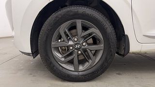 Used 2021 Hyundai Grand i10 Nios Sportz 1.2 Kappa VTVT CNG Petrol+cng Manual tyres LEFT FRONT TYRE RIM VIEW