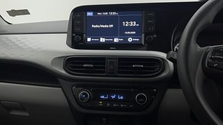 Used 2021 Hyundai Grand i10 Nios Sportz 1.2 Kappa VTVT CNG Petrol+cng Manual interior MUSIC SYSTEM & AC CONTROL VIEW