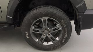 Used 2022 Mahindra Thar LX 4 STR Hard Top Diesel AT 4WD Diesel Automatic tyres LEFT REAR TYRE RIM VIEW