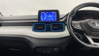Used 2022 Tata Punch Creative Dual Tone Petrol Manual interior MUSIC SYSTEM & AC CONTROL VIEW