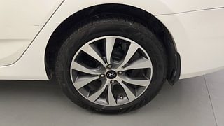 Used 2016 Hyundai Fluidic Verna 4S [2015-2018] 1.6 VTVT SX Petrol Manual tyres LEFT REAR TYRE RIM VIEW