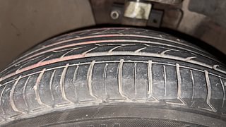 Used 2012 Volkswagen Polo Trendline 1.2L (P) Petrol Manual tyres LEFT FRONT TYRE TREAD VIEW