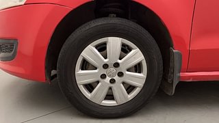 Used 2012 Volkswagen Polo Trendline 1.2L (P) Petrol Manual tyres LEFT FRONT TYRE RIM VIEW
