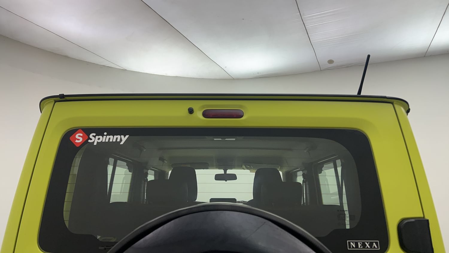 New Maruti Suzuki Jimny exterior BACK WINDSHIELD VIEW