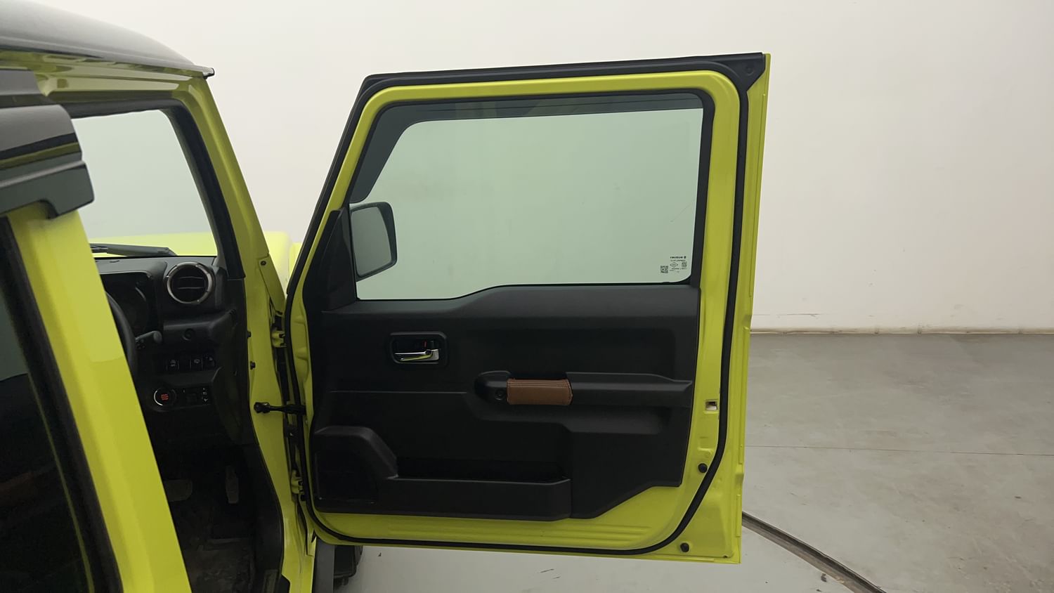 New Maruti Suzuki Jimny interior RIGHT FRONT DOOR OPEN VIEW