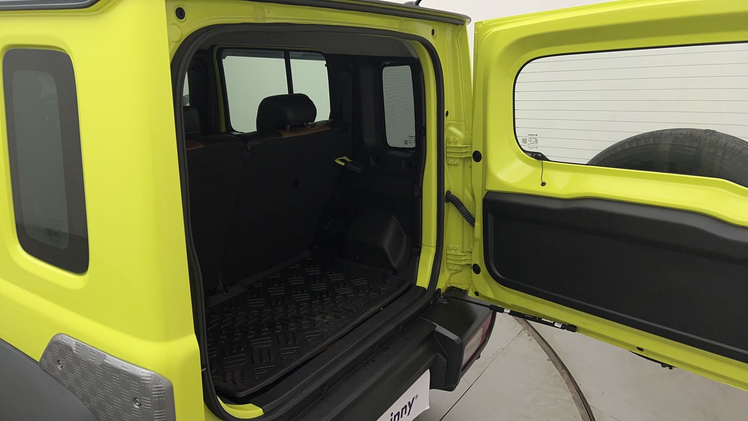 New Maruti Suzuki Jimny interior DICKY INSIDE VIEW