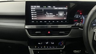 Used 2020 Kia Seltos GTX Plus DCT Dual Tone Petrol Automatic interior MUSIC SYSTEM & AC CONTROL VIEW