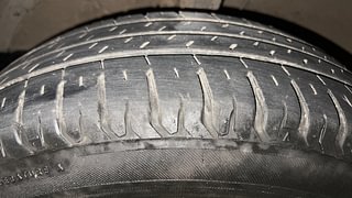 Used 2019 Maruti Suzuki XL6 Alpha AT Petrol Petrol Automatic tyres LEFT FRONT TYRE TREAD VIEW