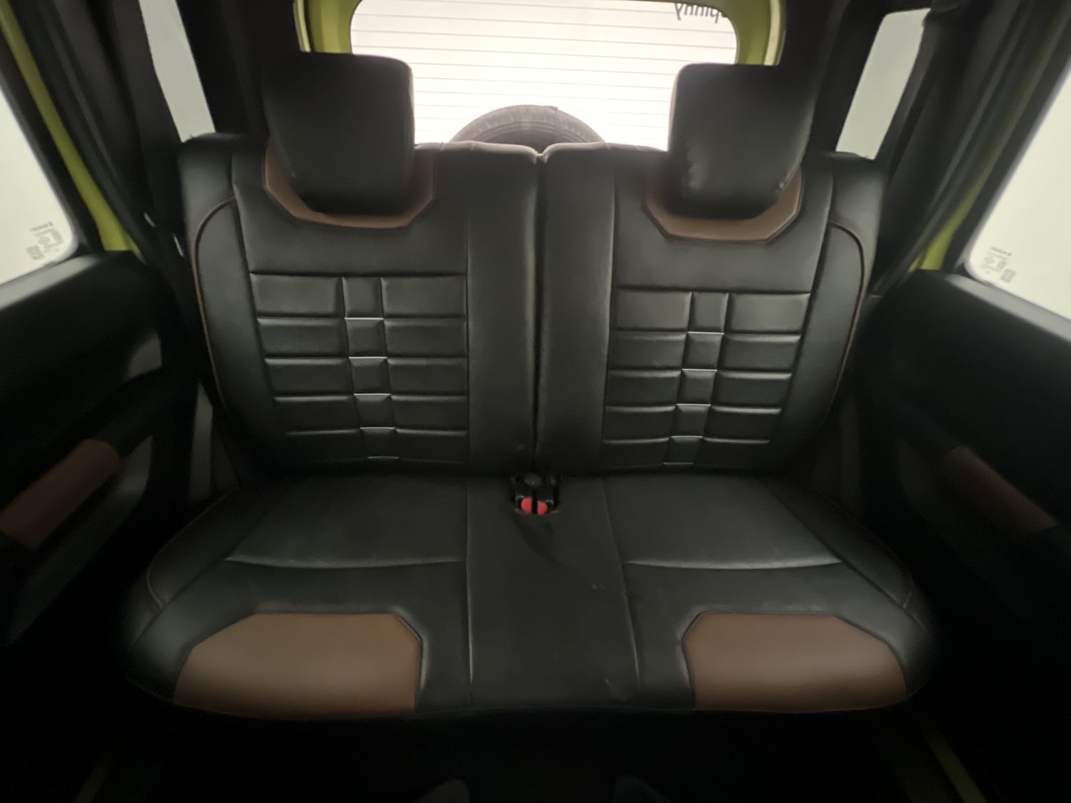 New Maruti Suzuki Jimny interior REAR SEAT CONDITION VIEW