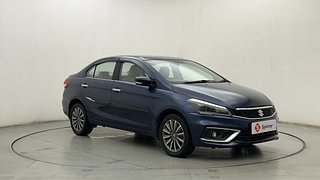 Used 2019 Maruti Suzuki Ciaz Alpha Petrol Petrol Manual exterior RIGHT FRONT CORNER VIEW
