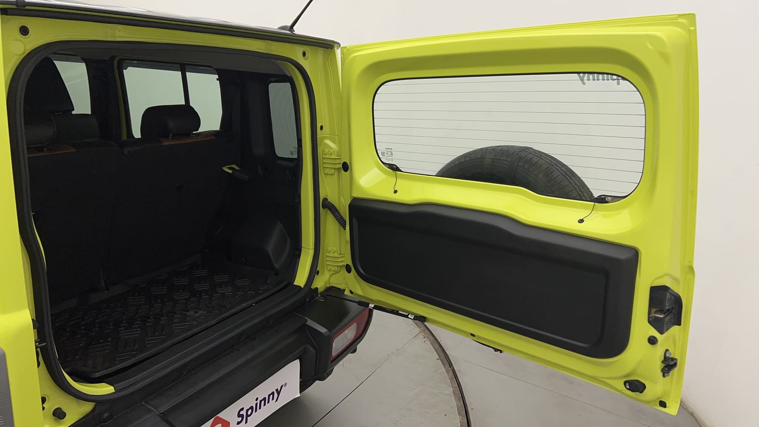 New Maruti Suzuki Jimny interior DICKY DOOR OPEN VIEW