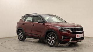 Used 2020 Kia Seltos GTX Plus DCT Dual Tone Petrol Automatic exterior RIGHT FRONT CORNER VIEW